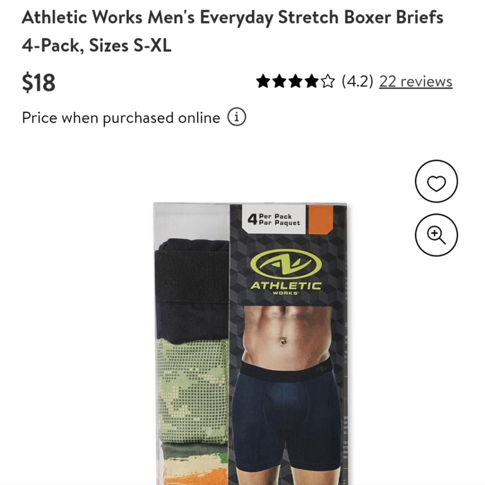 BNIB Men's Boxer Briefs Size Small - Picture 3 of 3